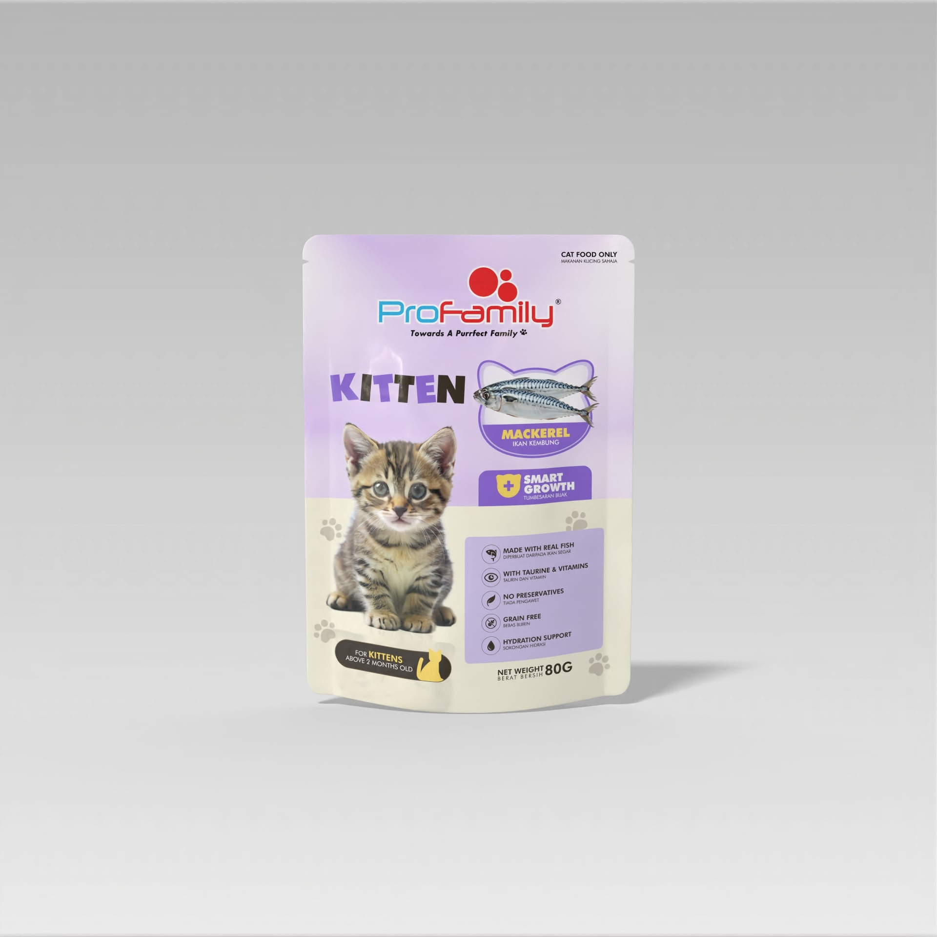 KITTEN MACKEREL FRONT